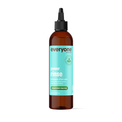Everyone Hair Care Power Rinse - Detox Scalp Cleanser with Peppermint & Tea Tree - 8 fl oz