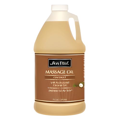 Bon Vital Massage Oil - Hydrating, Antioxidant-Rich, Unscented, 1/2 Gallon