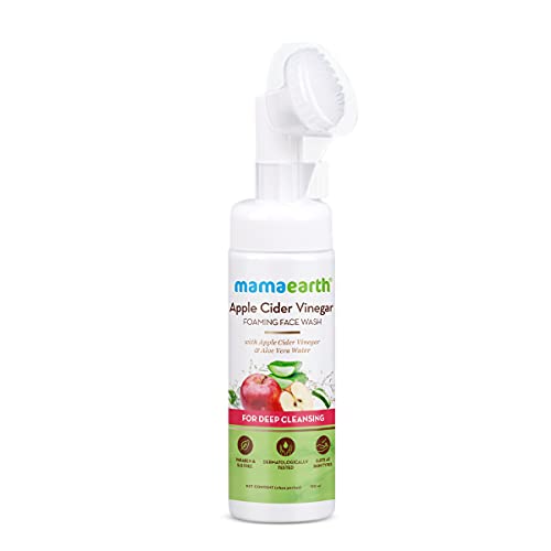 Mamaearth Apple Cider Vinegar Face Wash - Deep Cleansing & Exfoliating, Hydrating - 5.07 Fl Oz