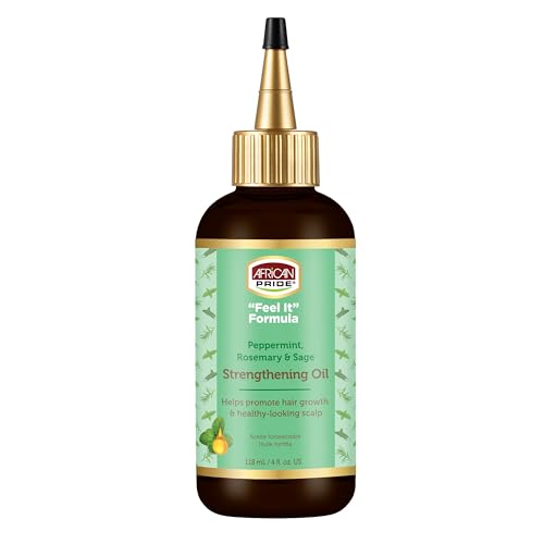 African Pride Hair Oil - Nourishing Treatment for Hair Growth & Split Ends, 4 fl oz