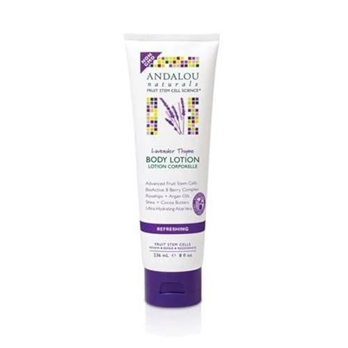Andalou Naturals Body Lotion - Hydrates & Softens with Lavender Thyme, 8oz Organic Ingredients