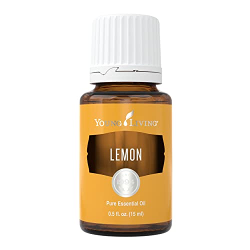 Young Living Lemon Essential Oil - Energizing Aroma, Natural Deodorizer - 15ml