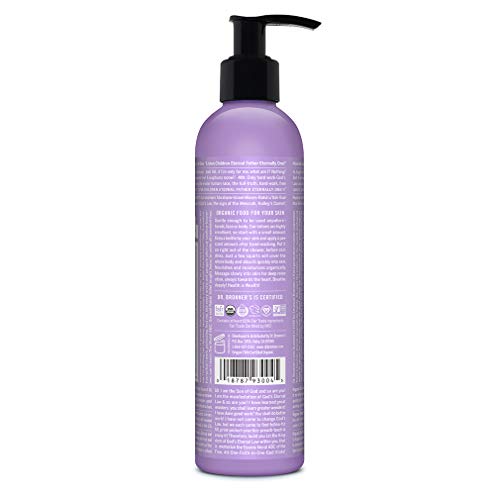 Dr. Bronner's Organic Body Lotion - Nourishing Lavender Coconut, Vegan, Non-GMO - 8oz