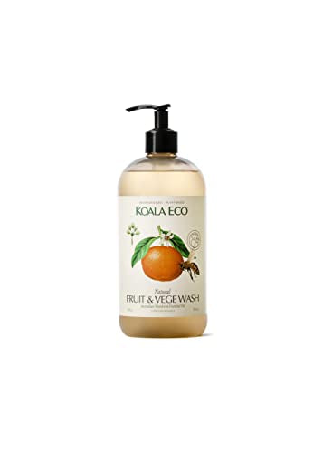 Koala Eco Natural Fruit & Vegetable Wash - Plant-Based, Non-Toxic, Mandarin Oil - 24oz