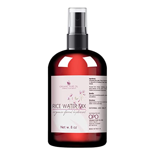 OPO Rice Water Hair Growth Mixture - Nourishes & Strengthens Hair, Herbal Spray Conditioner - 8oz