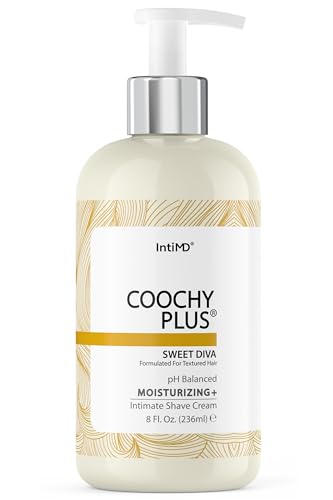 Coochy Plus Intimate Shaving Cream - Prevents Razor Burns, Moisturizing+ Formula - 8oz