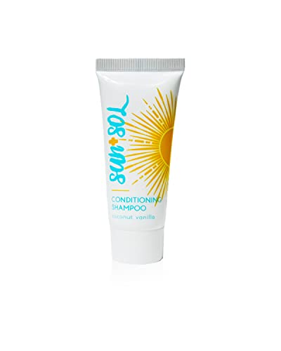 World Amenities Travel Size Shampoo & Conditioner - Natural Coconut & Vanilla, 50 Count