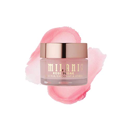 Milani Rose Sugar Lip Scrub - Exfoliates, Nourishes with Natural Oils, Cruelty-Free - 0.8oz