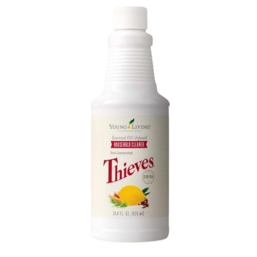 Young Living Thieves Household Cleaner - Plant-Based Power, Natural Aroma - 14.4 oz