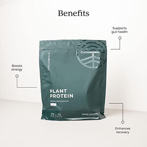 CYMBIOTIKA Creatine+ & Plant Protein Bundle - Boost Energy, Recovery & Muscle Health - 1lb