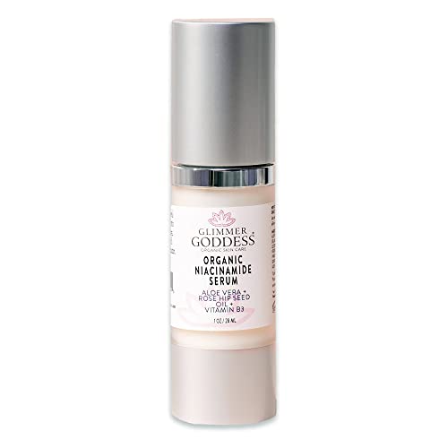 Glimmer Goddess Face Serum - Reduces Wrinkles, Tightens Pores, Organic Ingredients - 1 oz