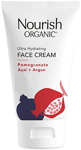 Nourish Organic Face Cream - Ultra Hydrating, Antioxidant-Rich with Pomegranate & Acai - 1.7oz