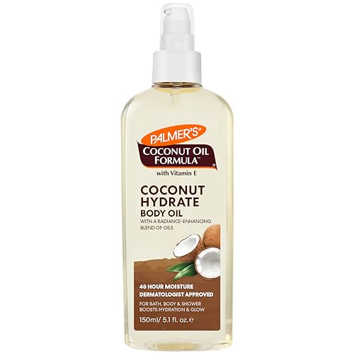 Palmer's Body Oil - Deeply Hydrating with Fair Trade Coconut Oil, Nourishing Glow - 5.1 oz