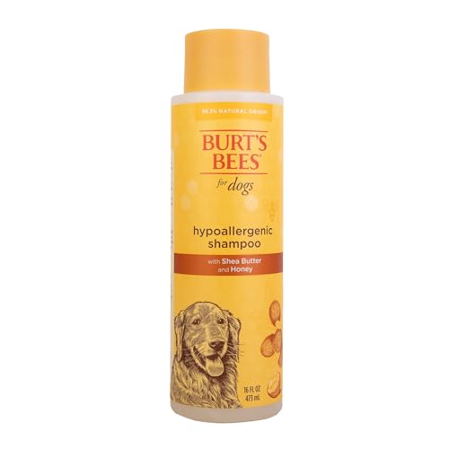 Burt's Bees Dog Shampoo - Hypoallergenic, Gentle Cleanser for Sensitive Skin - 16oz