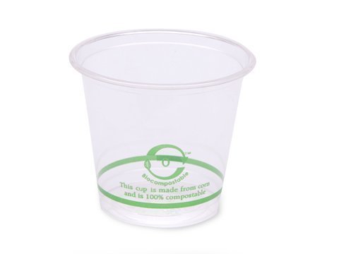 World Centric Compostable Cup - 100% Biodegradable, Ideal for Restaurants & Schools - 6oz, 400 Count
