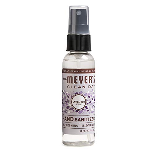 Mrs. Meyer's Antibacterial Hand Sanitizer Spray - Removes 99.9% Bacteria, Lavender Scent - 2 oz