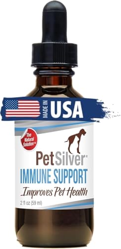 PetSilver Dog Supplement - Natural Immune Support for Respiratory Relief, Easy Dropper - 2 fl oz
