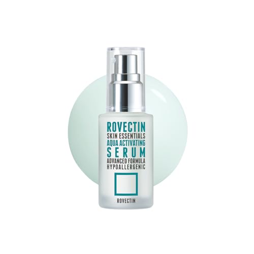 ROVECTIN Aqua Activating Face Serum - Hydrates & Firms, Niacinamide & Hyaluronic Acid - 1.2 fl. oz