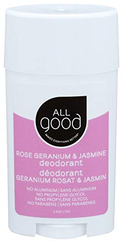 All Good Deodorant Stick - Natural Odor Protection with Shea Butter & Aloe Vera, Vegan - 2.65oz