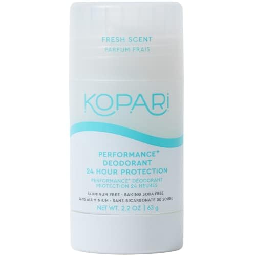 Kopari Sport Deodorant - 24-Hour Odor Protection, Vegan & Non-Toxic - Athletic Fresh Scent, 2.2 oz