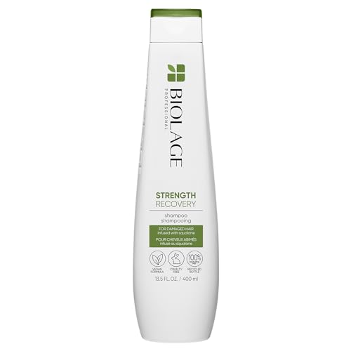 Biolage Strength Recovery Shampoo - Reduces Breakage, Vegan Squalane, 13.5 Fl. Oz