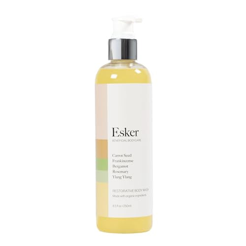 ESKER Body Wash - Restorative Formula with Wild Carrot & Rosemary Oil - 8.5oz