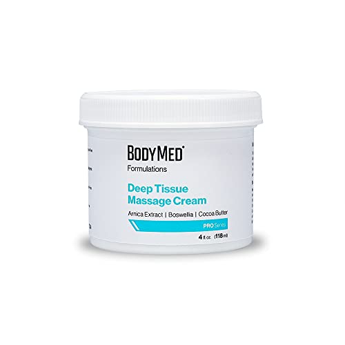 BodyMed Deep Tissue Massage Cream - Soothes Soreness, All-Natural, Hypoallergenic - 4oz