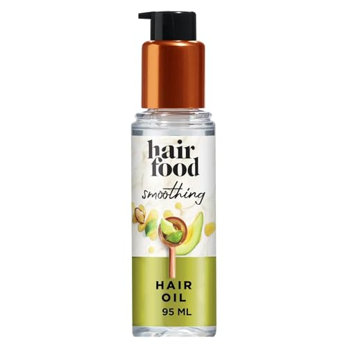 Hair Food Hair Oil - Smooth & Shine Treatment, Sulfate & Dye Free - 3.2 Fl Oz