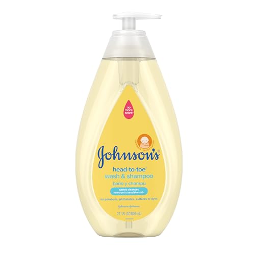 Johnson's Kids Shampoo & Body Wash - Hypoallergenic, Tear-Free, Pediatrician-Tested - 27.1 fl. oz