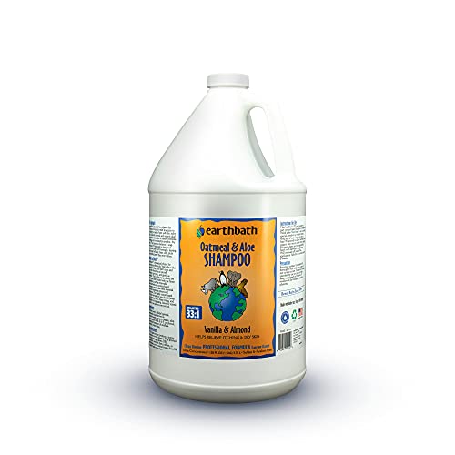 Earthbath Oatmeal & Aloe Dog Shampoo - Relieves Itching & Dry Skin, Natural Ingredients - 128oz