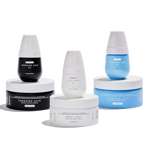 Bushbalm Body Care Set - Dark Spot Treatment, Ingrown Hair Prevention, Sweet Escape Scent - 6 Items