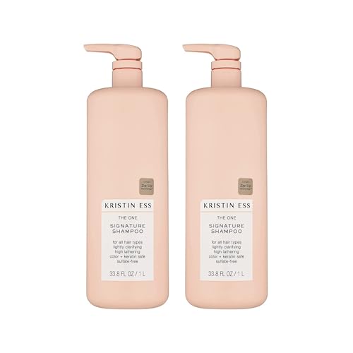 Kristin Ess Hair One Shampoo - Lightly Clarifying, Hydrating with Avocado & Castor Oil - 33.8 fl oz