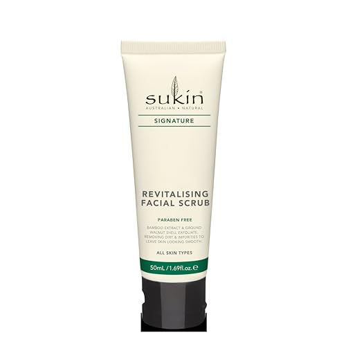 SUKIN Body Scrub - Revitalizing Facial Exfoliant, Certified Organic - 50 ML