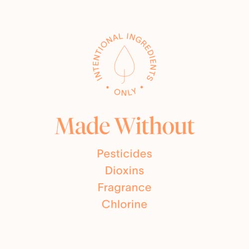 Cora Organic Applicator Tampons - 100% Organic Cotton, Leak Protection, BPA-Free - 36 Count