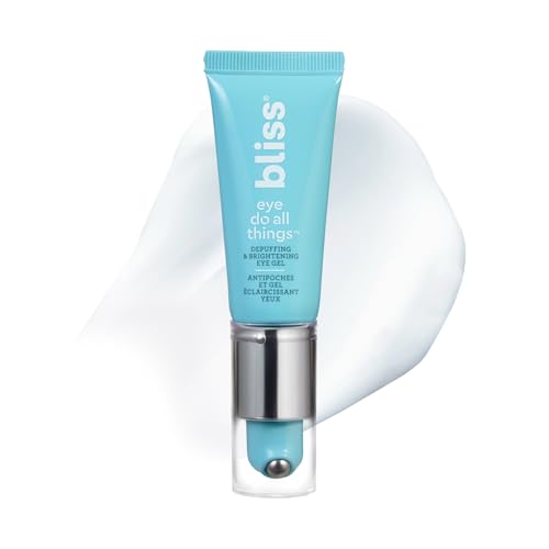 bliss Eye Do All Things Hydrating Gel - Depuffs & Brightens, Caffeine & Peptides - 0.7 fl oz