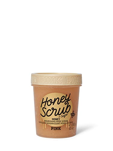 Victoria's Secret Pink Honey Body Scrub - Nourishing, Radiant Skin with Pure Honey - 10oz