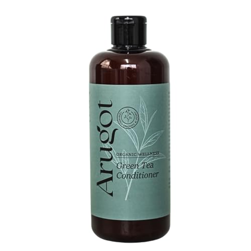 Arugot Organic Green Tea Conditioner - Nourishing, Oil-Free Formula for All Hair Types - 500ml