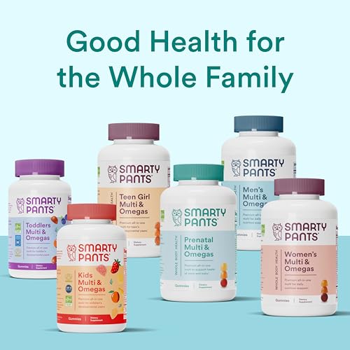 SmartyPants Prenatal Multivitamins - 17 Essential Nutrients, Non-GMO, Lemon Flavor - 60 Gummies