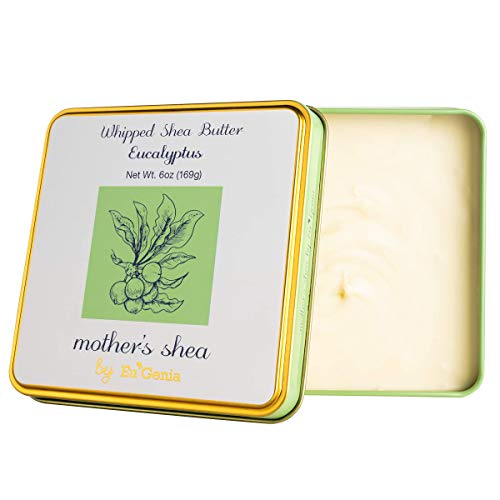 Mother's Shea Whipped Body Butter - Nourishing Moisturizer, Antioxidant Rich - Eucalyptus, 6oz