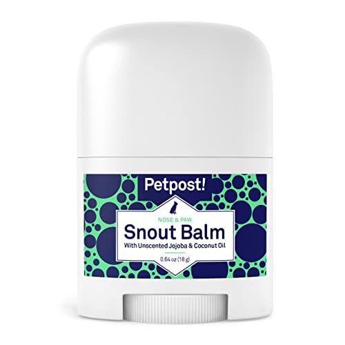 Petpost Snout Balm for Dogs - Nourishing Moisturizer with Organic Oils, 0.64 oz