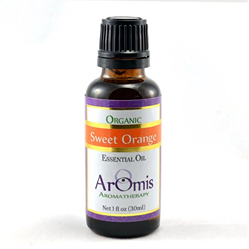 ArOmis Organic Sweet Orange Essential Oil - 100% Pure, Date-Tracked, 30ml, Therapeutic Grade