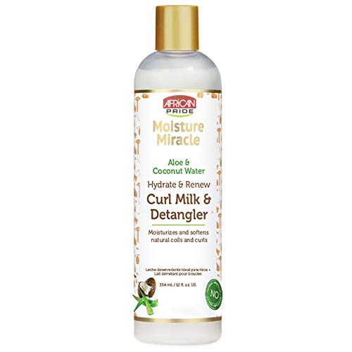 African Pride Hair Care Treatment - Hydrates & Controls Frizz, Nourishing Aloe & Coconut - 12 oz