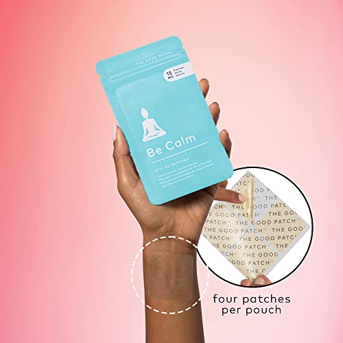 The Good Patch Be Calm Patch - Unwind with Hemp Extract & Ashwagandha, 8 Patches