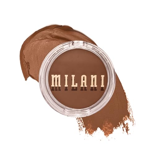 Milani Cheek Kiss Cream Bronzer - Buildable Matte Finish with Nourishing Oils - 130 Spicy Season