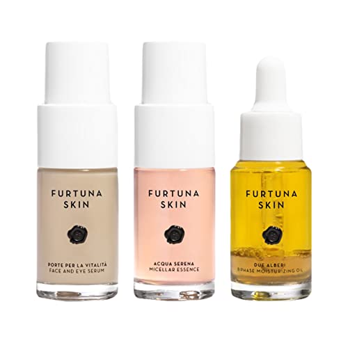 Furtuna Transformation Set - Hydrating Face & Eye Care Essentials for Glowing Skin - 15ml Each