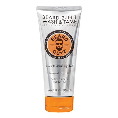 Beard Guyz 2-in-1 Beard Shampoo - Eliminates Odor, Nourishes with Argan Oil - 6.7 oz