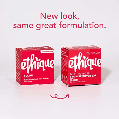 Ethique Flash! Solid Laundry Bar - Biodegradable, Vegan, Plastic-Free - 3.52 oz