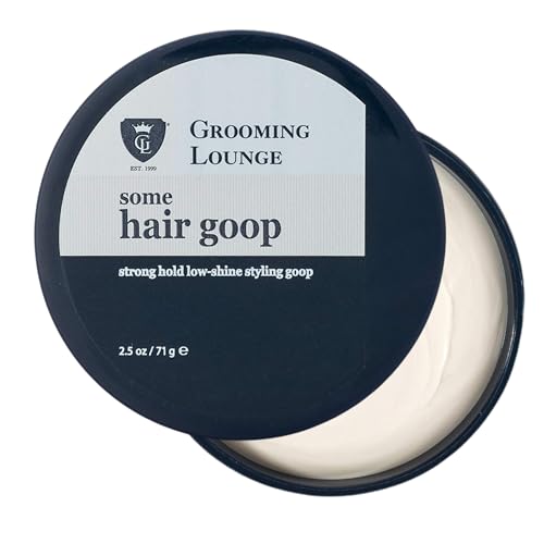 Grooming Lounge Hair Goop - Strong Hold, Texture, No Crispiness, Paraben-Free - 2.5 oz