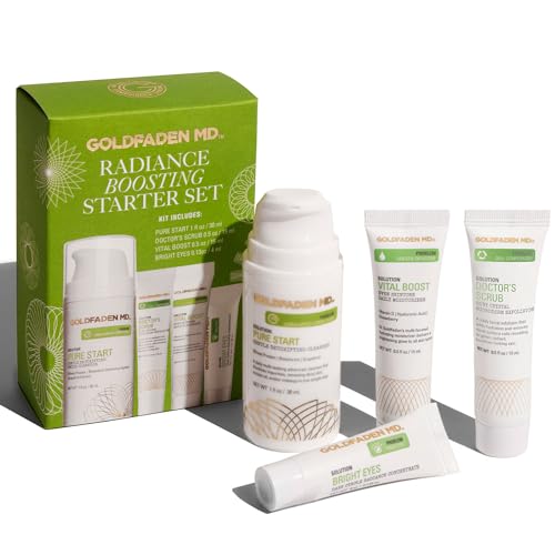 Goldfaden MD Skin Care Set - Brightening, Nourishing, Youthful Glow - 4 Essential Products