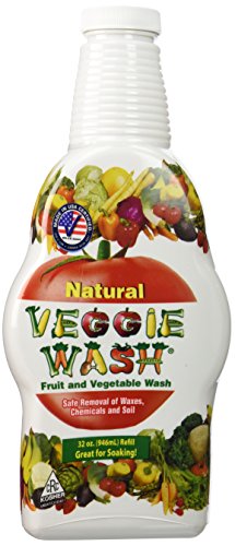 Citrus Magic Veggie Wash - All Natural Fruit & Veggie Cleaner, Refillable Pack of 3 - 32oz Each